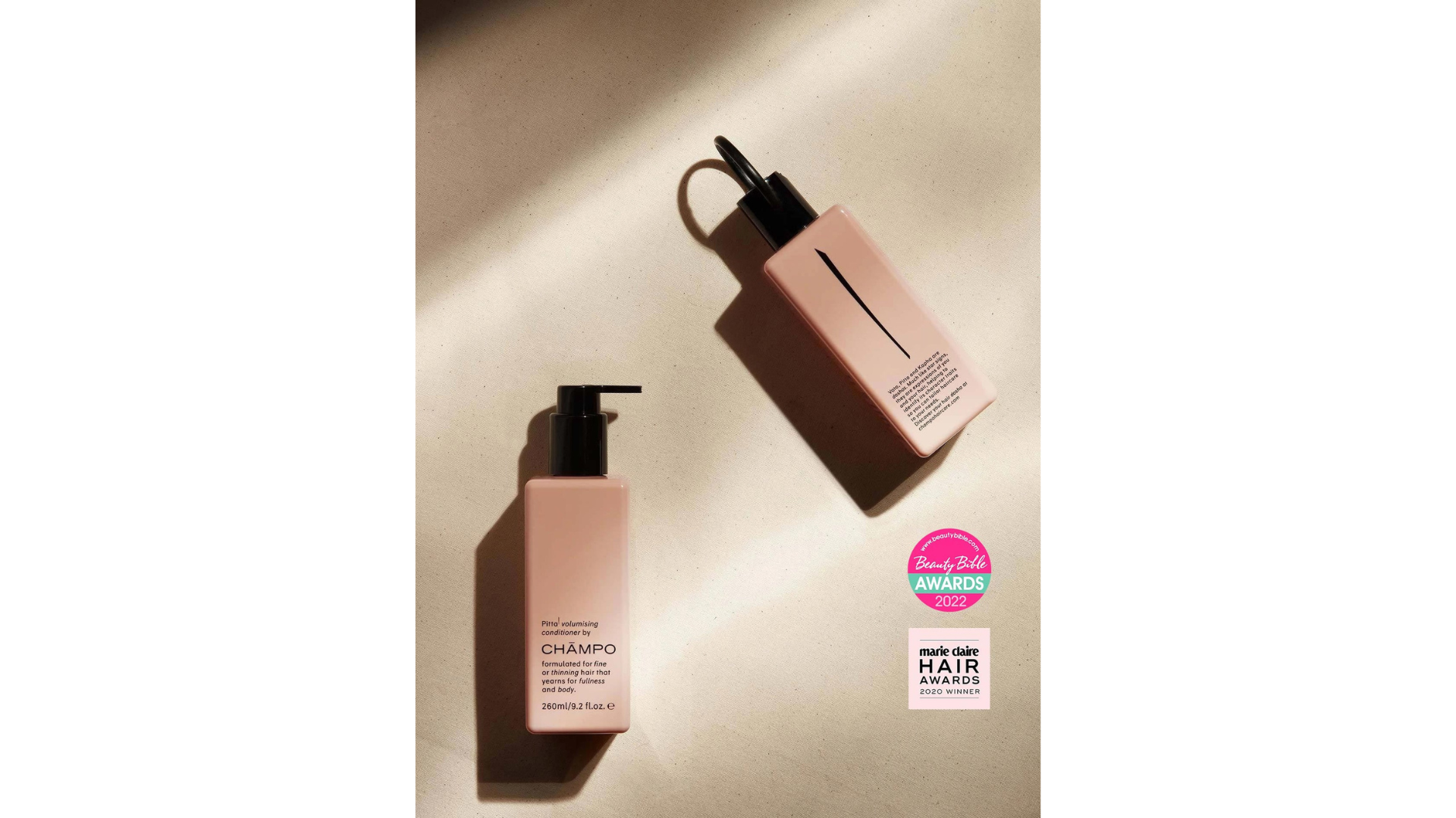 Champo Pitta Volumising Shampoo y Conditioner para cabello fino y debilitado