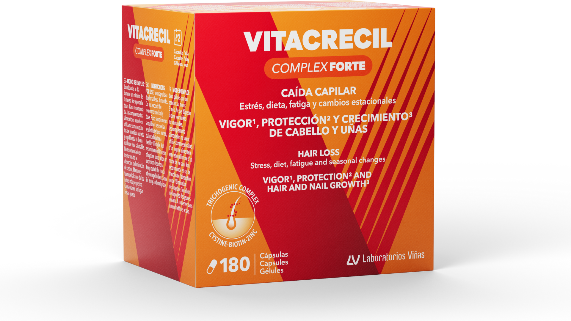 Suplemento Vitacrecil Complex Forte para fortalecer el cabello